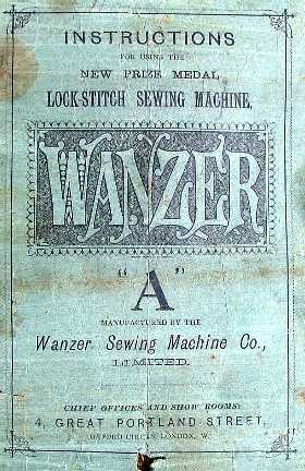 wheeler and wilson sewing machine manual